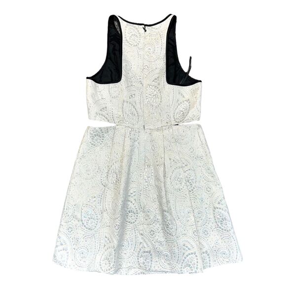 BCBGeneration Womens Cutout Mini Dress from Revolve Whisper White Size 12 EUC - Picture 6 of 11